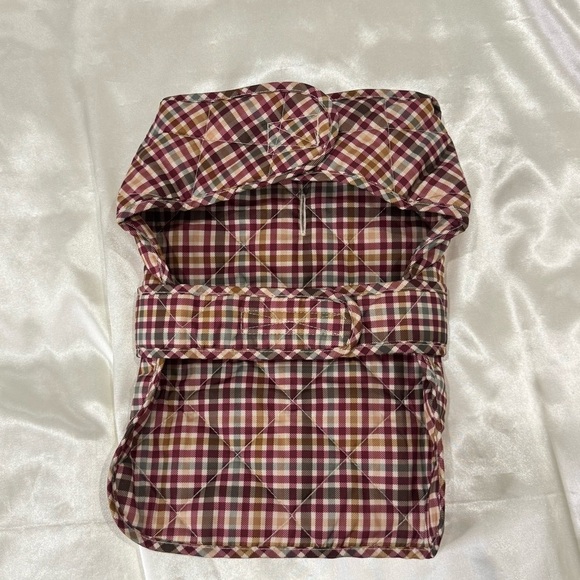 St.John’s Bark Dog Coat Jacket Houndstooth Neutral Small Winter Puffer Preppy - Picture 4 of 11